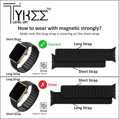 Leather Magnetic Watch Strap