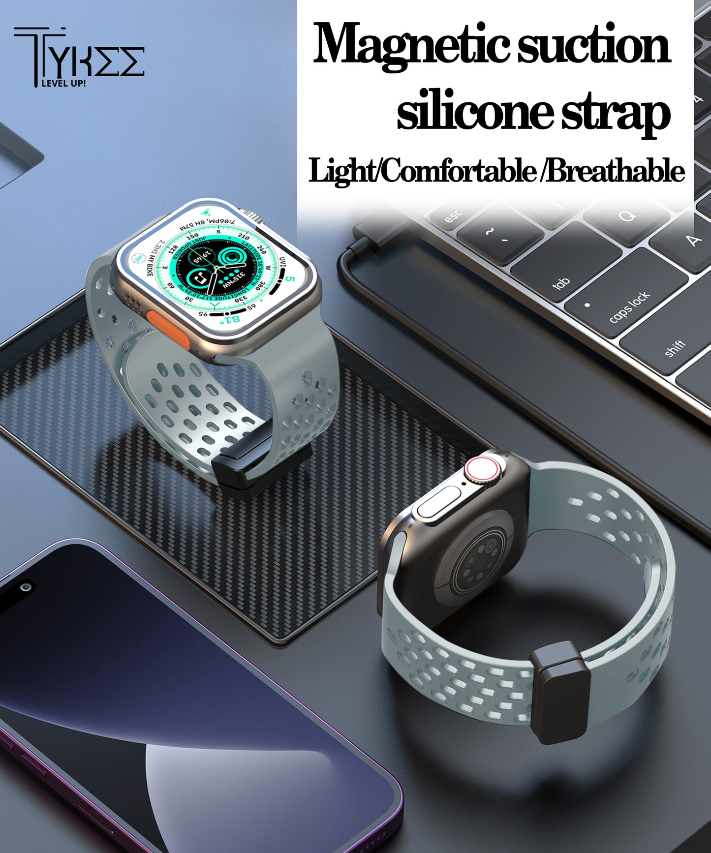 Sport Apple Watch Strap with Magnetic Buckle