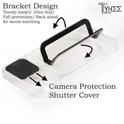 iPhone Cover with Camera Cover & Bracket Stand